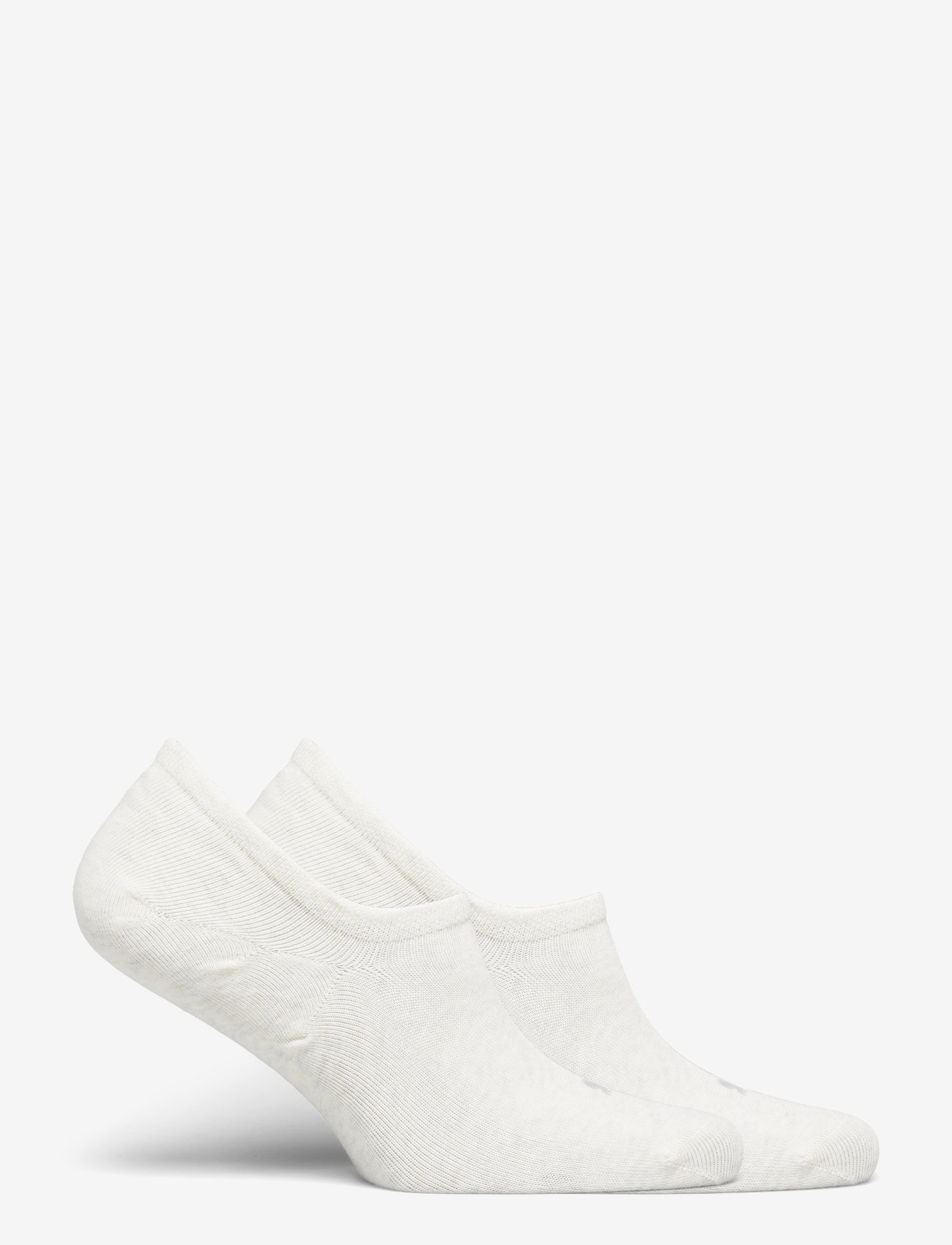 PUMA - PUMA UNISEX HIGH CUT FOOTIE 2P - sport socks - oatmeal - 1