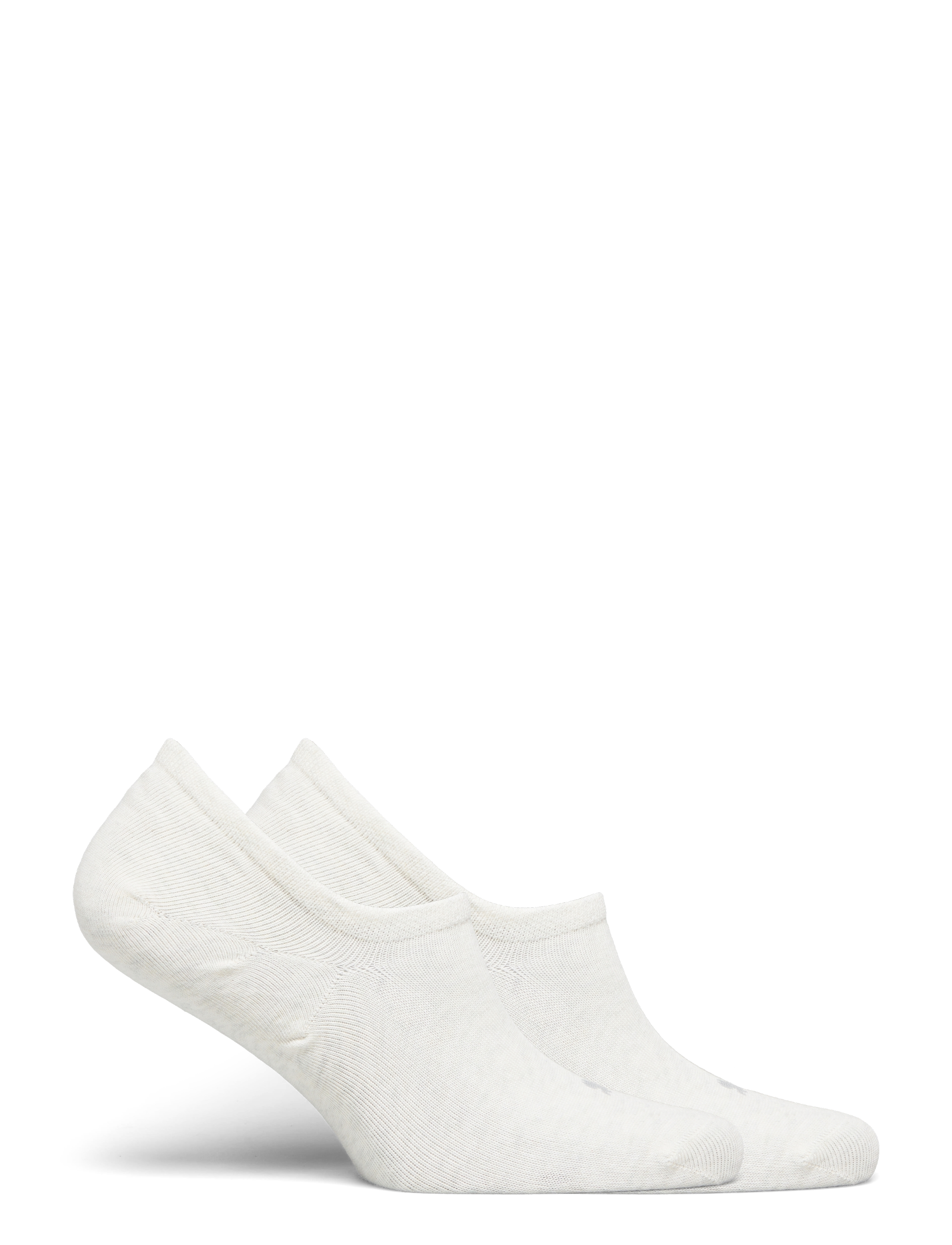 PUMA - PUMA UNISEX HIGH CUT FOOTIE 2P - sportstrømper - oatmeal - 1