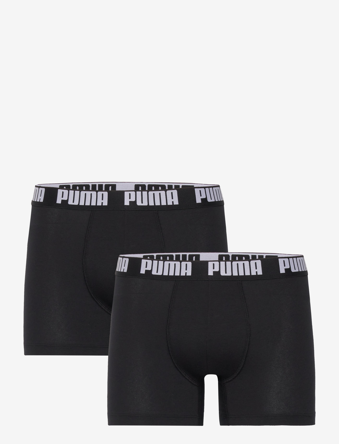 PUMA - PUMA MEN EVERYDAY BASIC BOXERS 2P - trunks - black / black - 1
