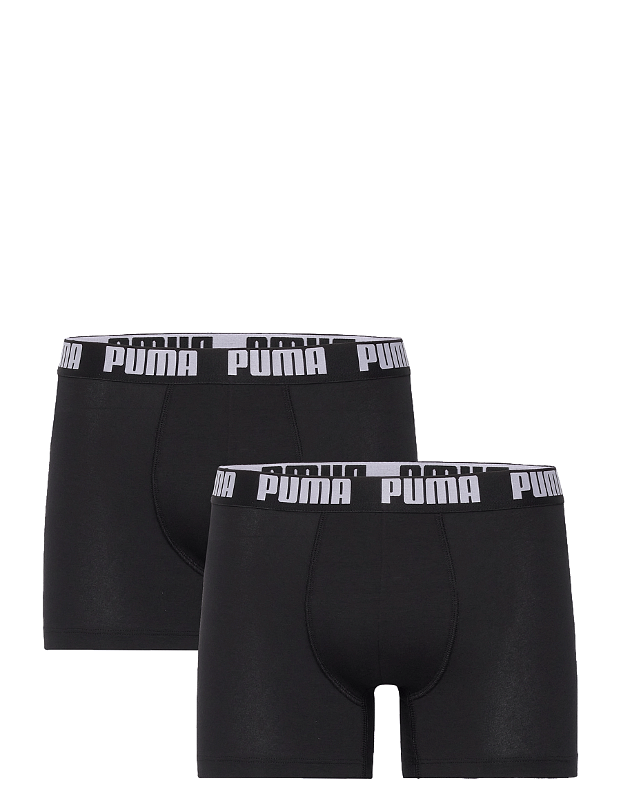 PUMA - PUMA MEN EVERYDAY BASIC BOXERS 2P - bokserit - black / black - 1