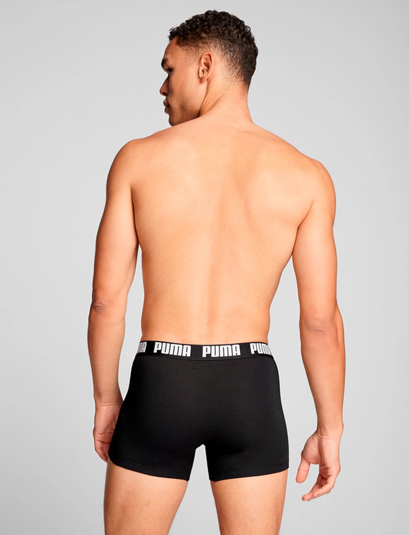 PUMA - PUMA MEN EVERYDAY BASIC BOXERS 2P - trunks - black / black - 2