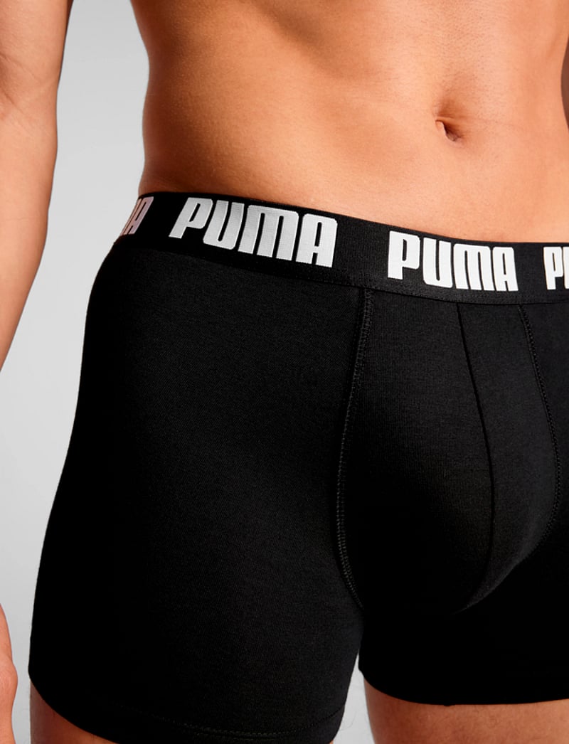 PUMA - PUMA MEN EVERYDAY BASIC BOXERS 2P - trunks - black / black - 4