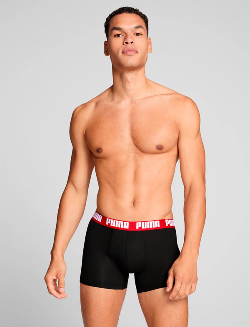 PUMA - PUMA MEN EVERYDAY BASIC BOXERS 2P - trunks - black / blue / red - 2