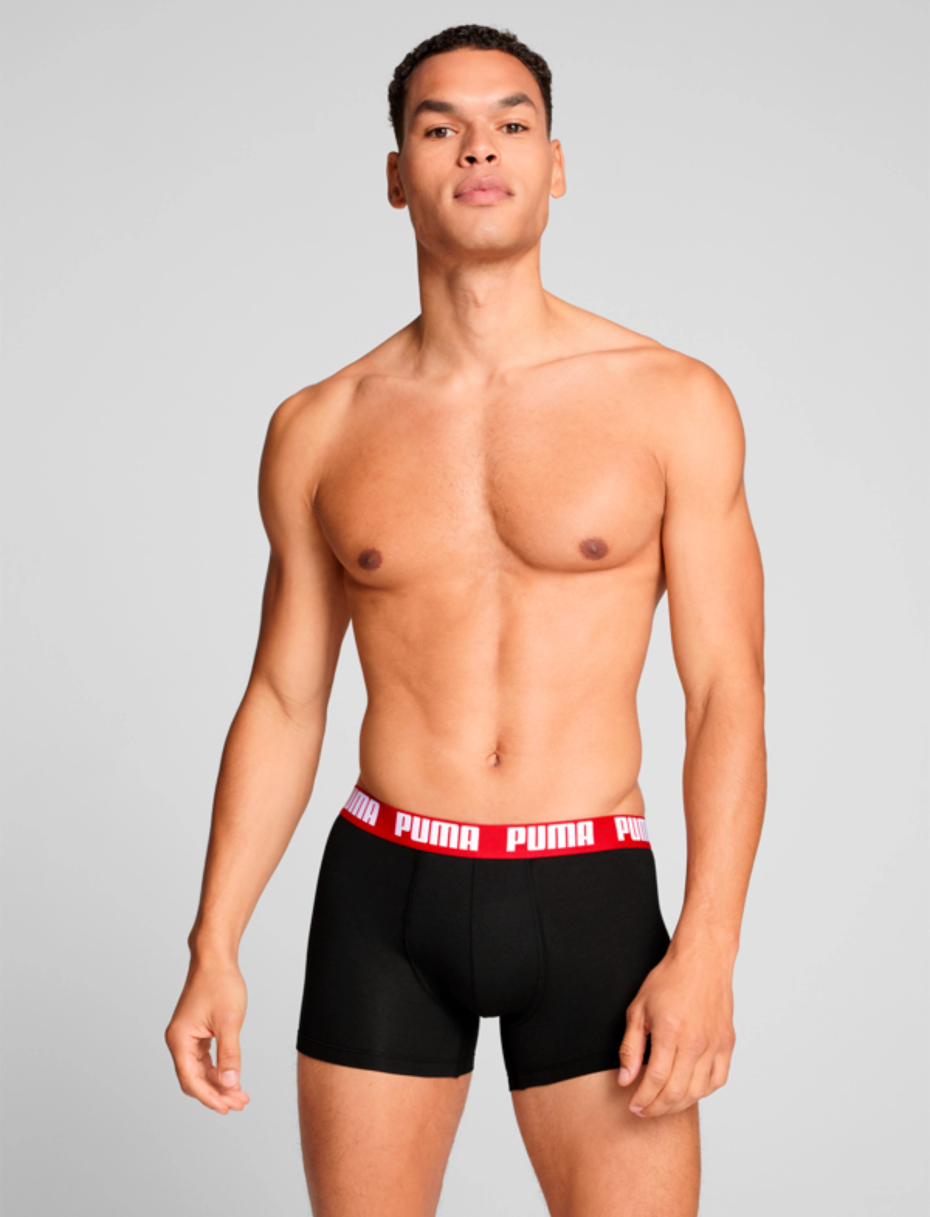 PUMA - PUMA MEN EVERYDAY BASIC BOXERS 2P - bokserid - black / blue / red - 2
