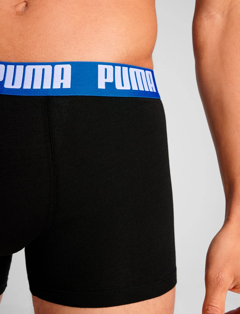 PUMA - PUMA MEN EVERYDAY BASIC BOXERS 2P - trunks - black / blue / red - 5