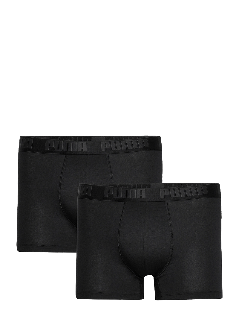 PUMA - PUMA MEN EVERYDAY BASIC BOXERS 2P - boxer briefs - black / phantom - 1