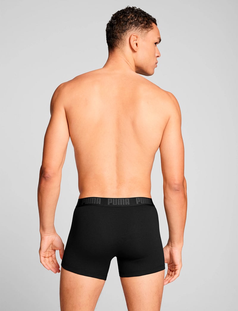 PUMA - PUMA MEN EVERYDAY BASIC BOXERS 2P - boxer briefs - black / phantom - 2