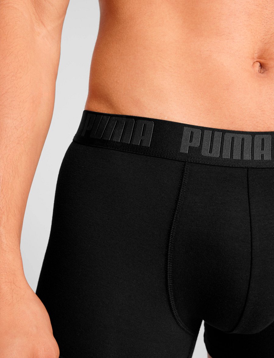 PUMA - PUMA MEN EVERYDAY BASIC BOXERS 2P - bokserit - black / phantom - 4