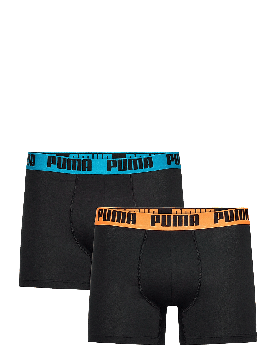 PUMA - PUMA MEN EVERYDAY BASIC BOXERS 2P - boxershorts - black pop - 1