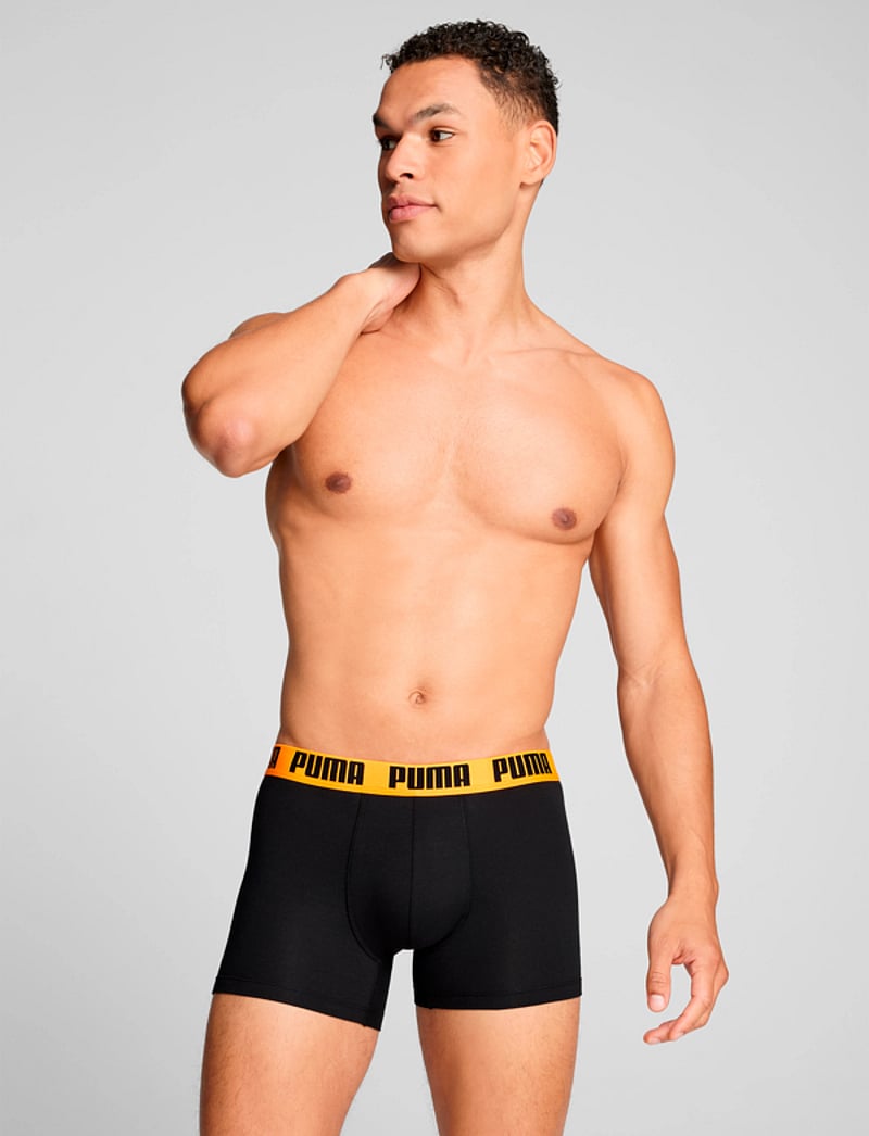 PUMA - PUMA MEN EVERYDAY BASIC BOXERS 2P - boxerkalsonger - black pop - 0