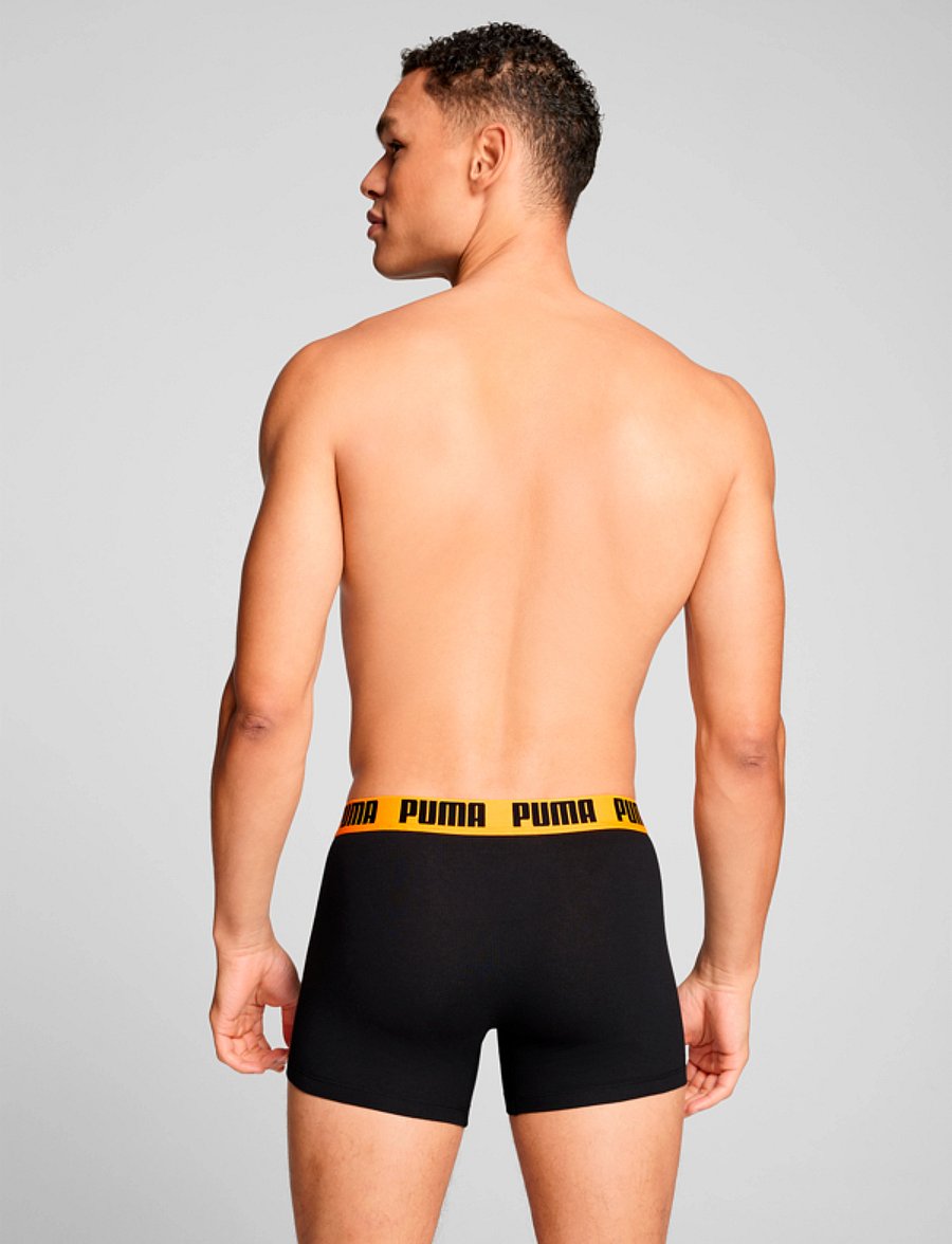 PUMA - PUMA MEN EVERYDAY BASIC BOXERS 2P - boxershorts - black pop - 3