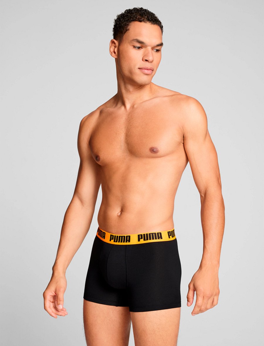 PUMA - PUMA MEN EVERYDAY BASIC BOXERS 2P - boxershorts - black pop - 4