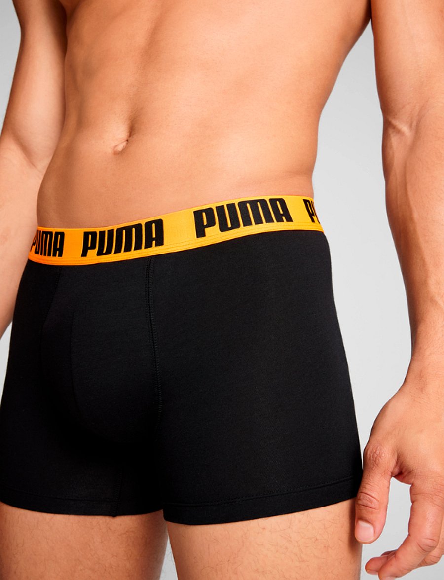 PUMA - PUMA MEN EVERYDAY BASIC BOXERS 2P - boxershorts - black pop - 5