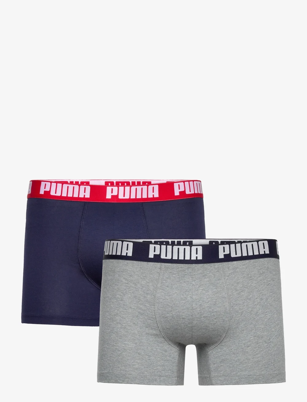 PUMA - PUMA MEN EVERYDAY BASIC BOXERS 2P - trunks - navy / grey melange - 1