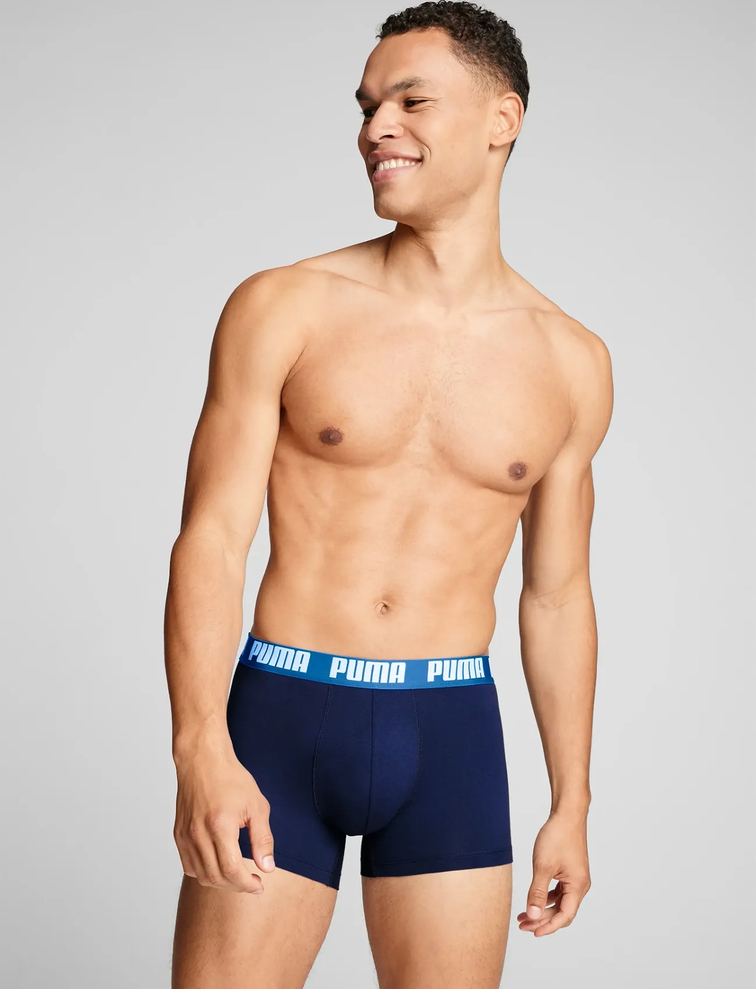 PUMA - PUMA MEN EVERYDAY BASIC BOXERS 2P - boxershorts - true blue - 4