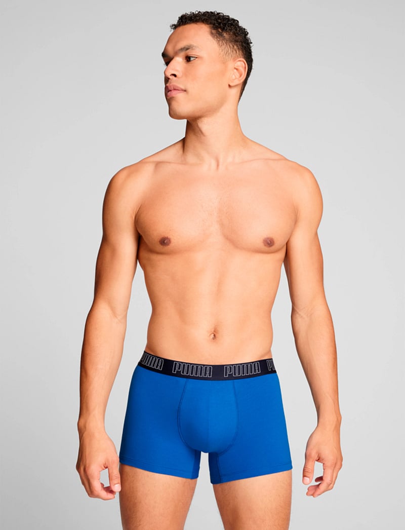 PUMA - PUMA MEN EVERYDAY TRUNKS 2P - kelnaitės - true blue - 0