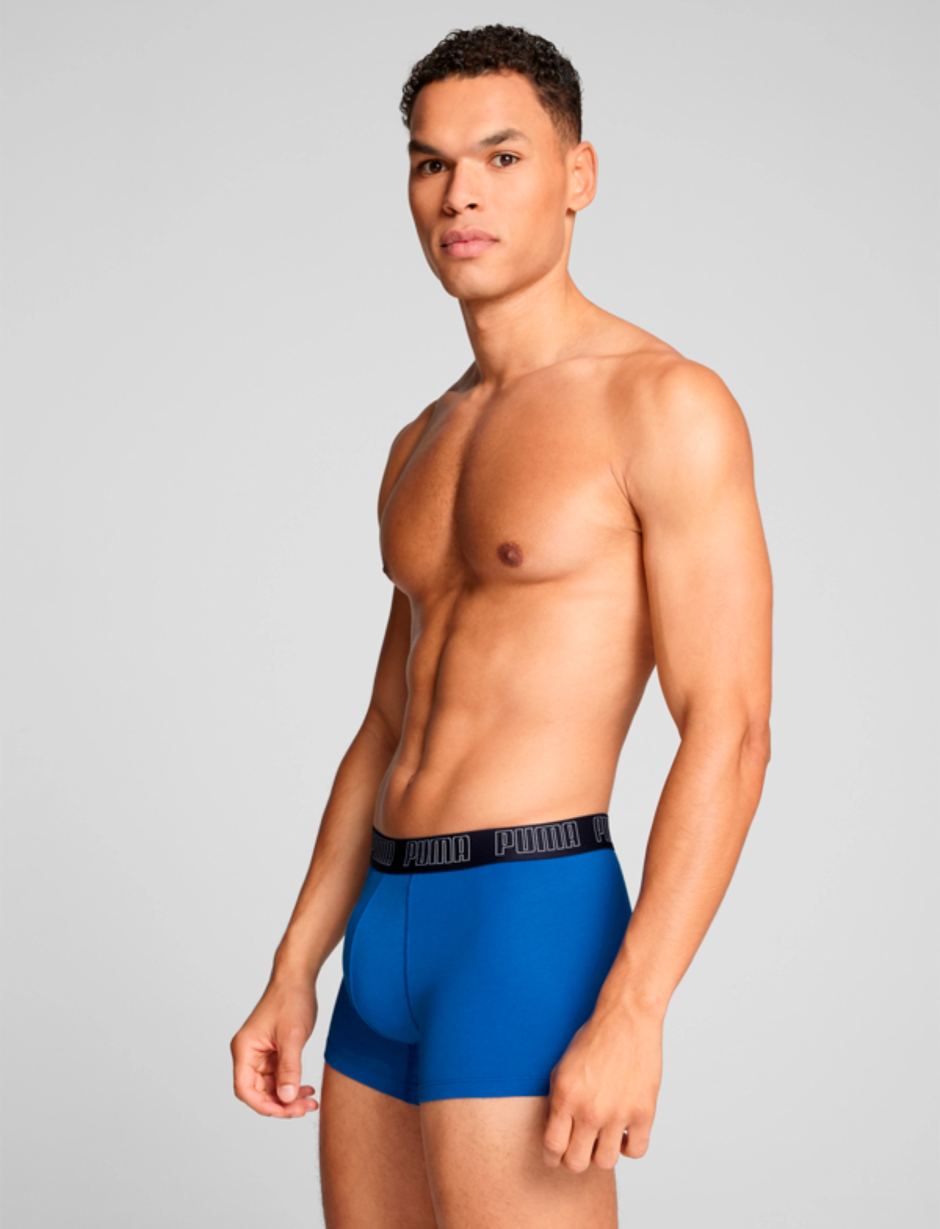 PUMA - PUMA MEN EVERYDAY TRUNKS 2P - boxerkalsonger - true blue - 4