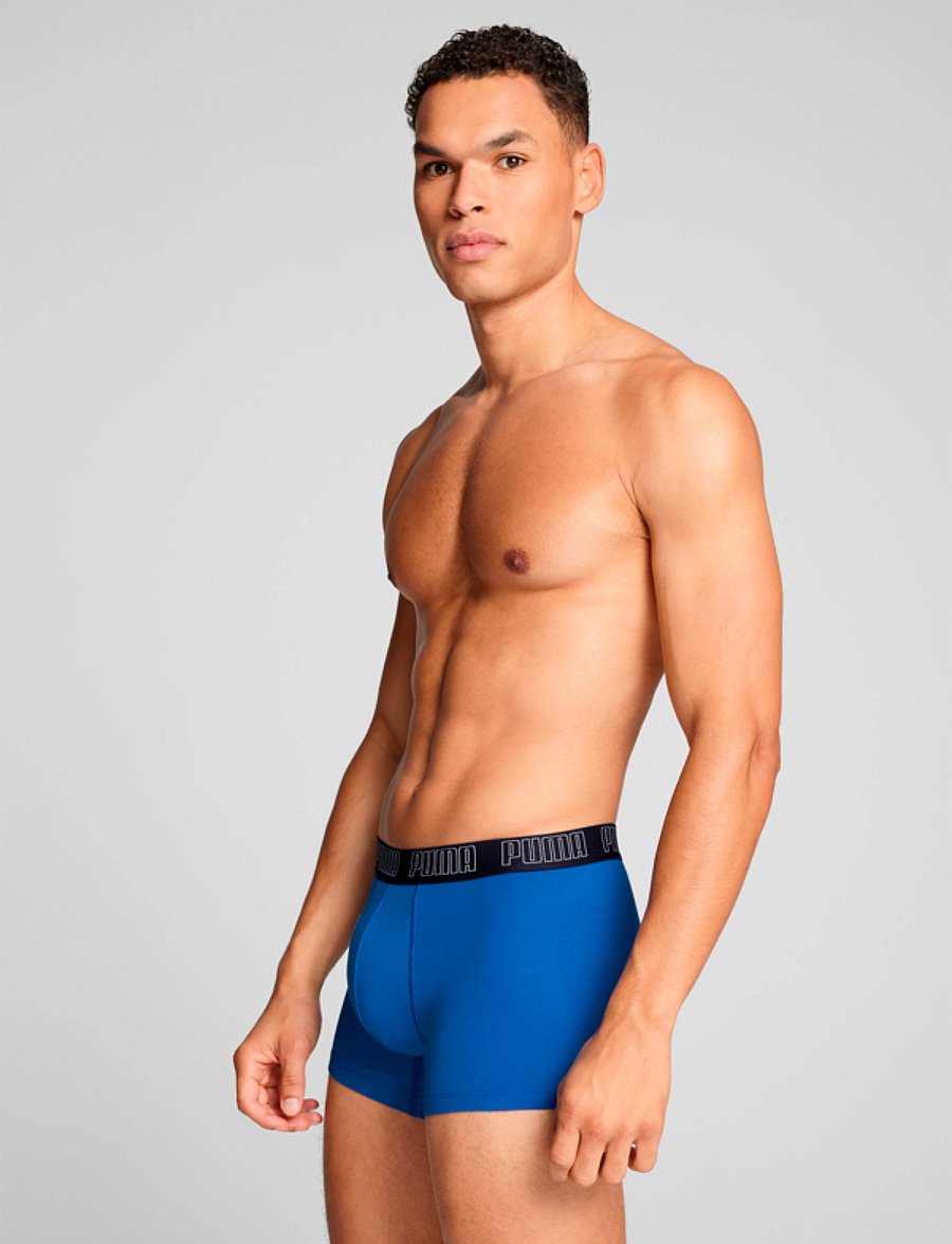 PUMA - PUMA MEN EVERYDAY TRUNKS 2P - bokserid - true blue - 4
