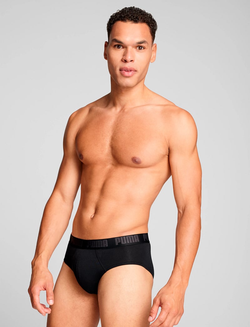 PUMA - PUMA MEN EVERYDAY BRIEFS 2P - undertøj - black / black - 3