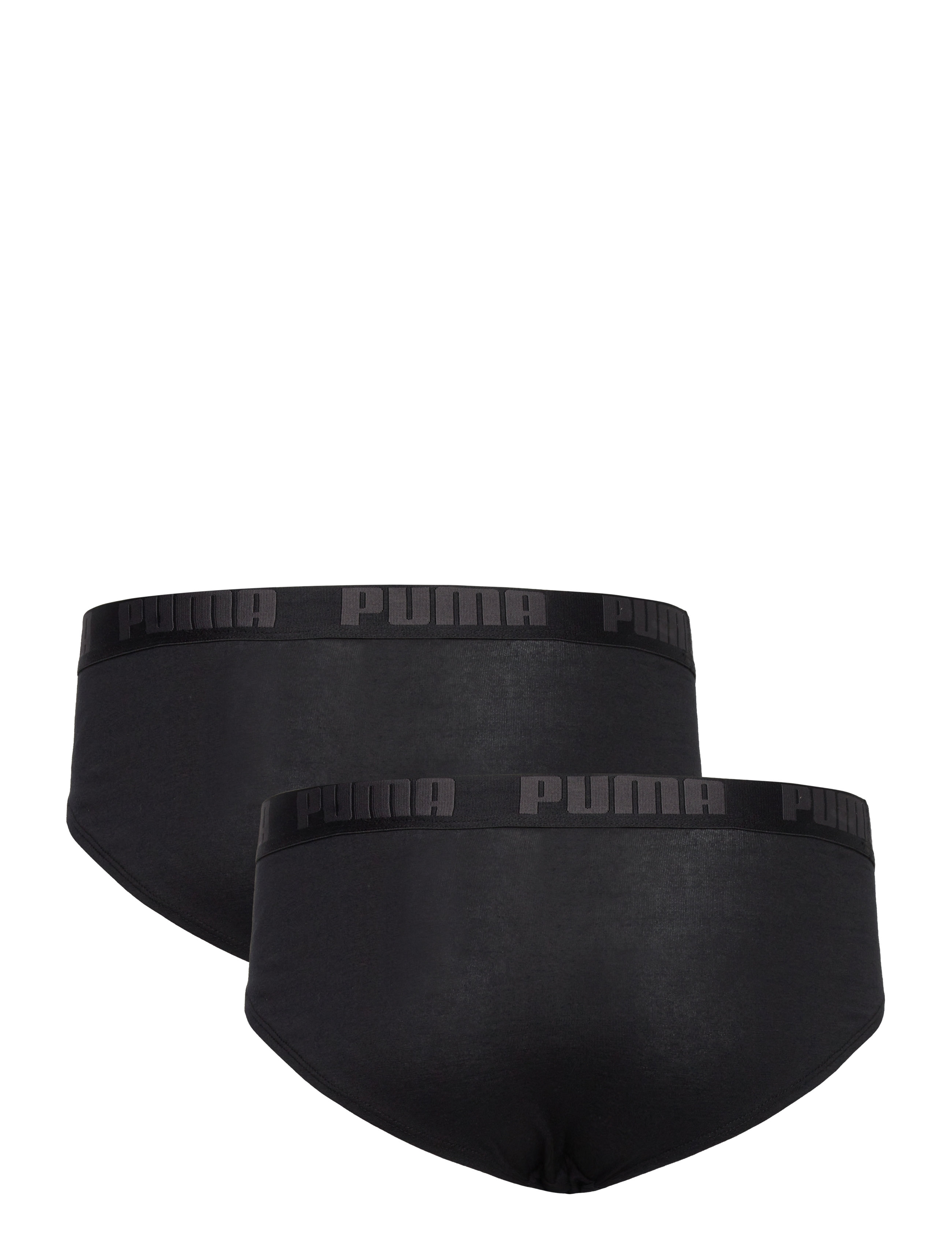 PUMA - PUMA MEN EVERYDAY BRIEFS 2P - alusvaatteet ja sukat - black / black - 5