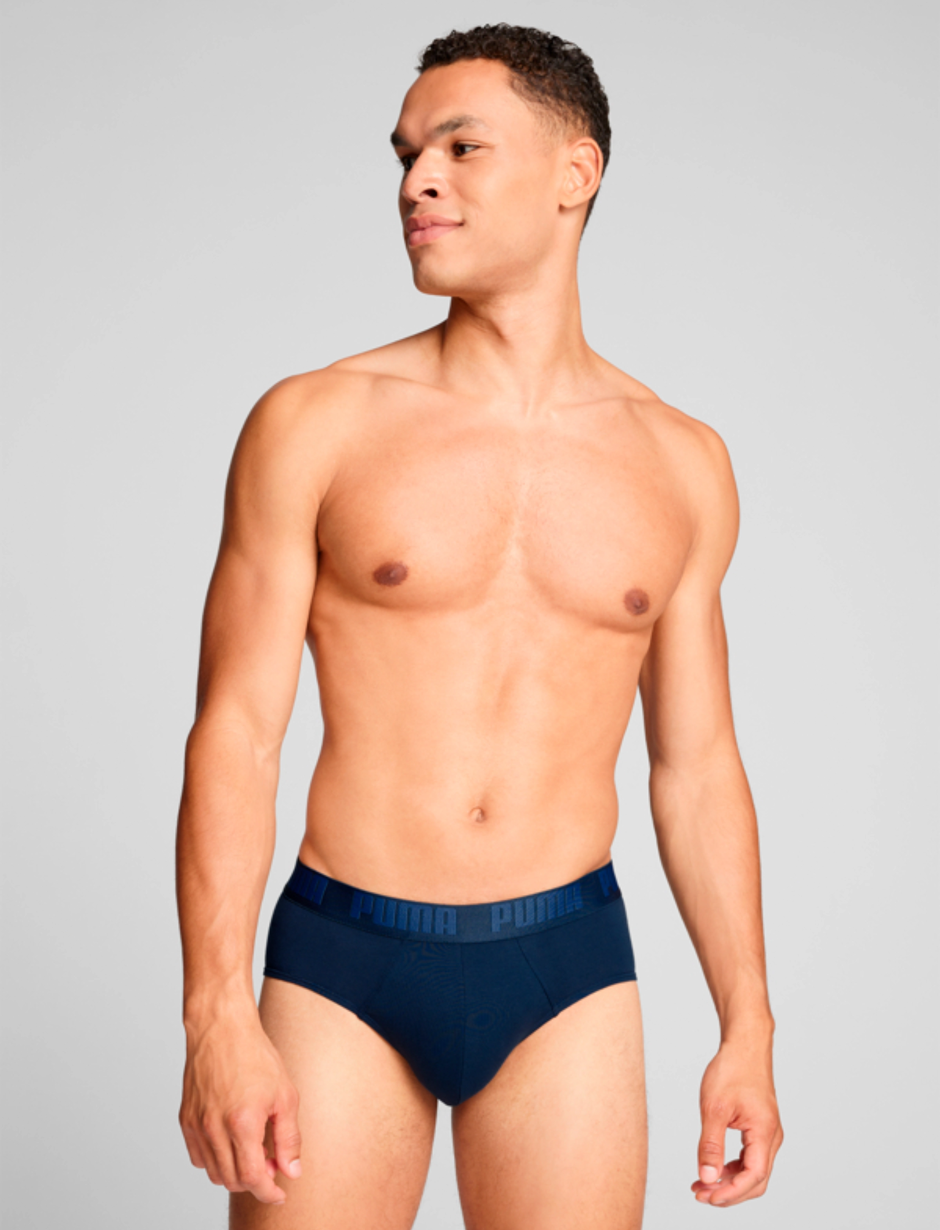PUMA Puma Men Everyday Briefs 2P, S, Blue, Undertøj > Trusser, Herre