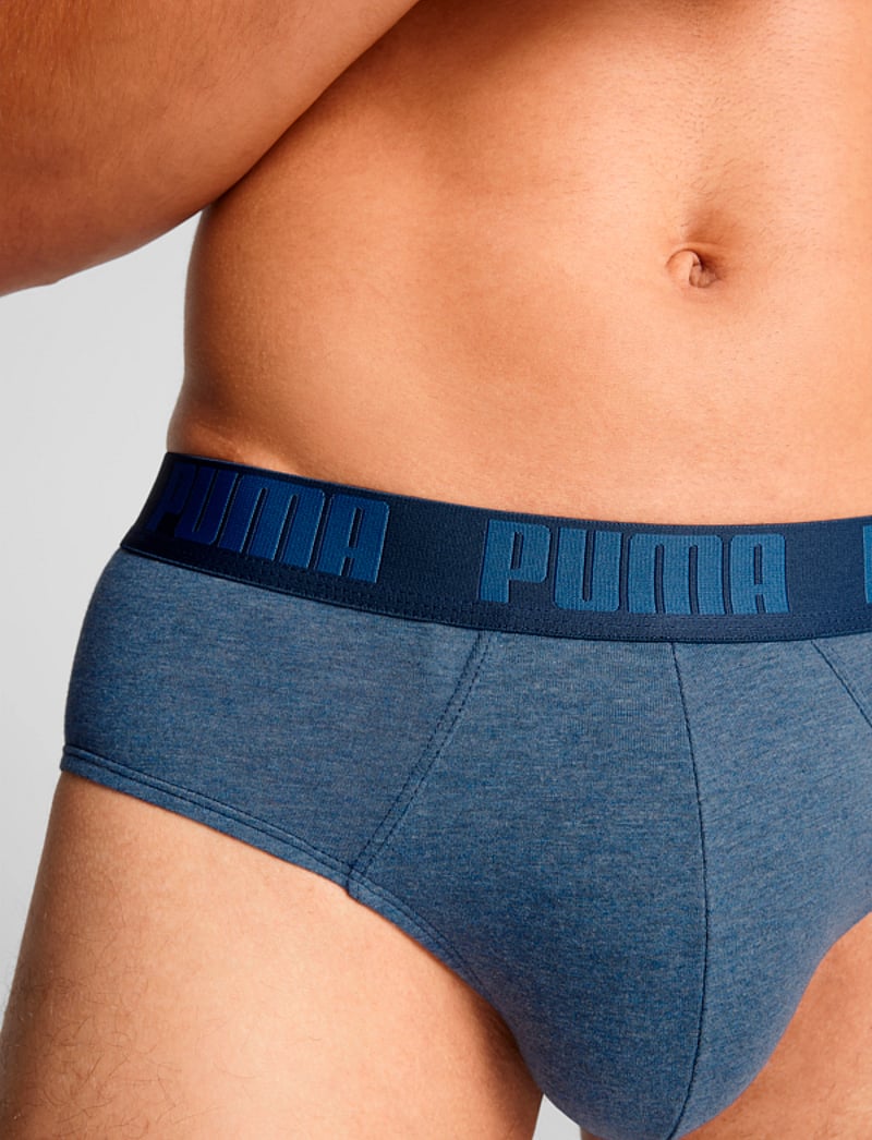 PUMA - PUMA MEN EVERYDAY BRIEFS 2P - unterwäsche - denim - 5