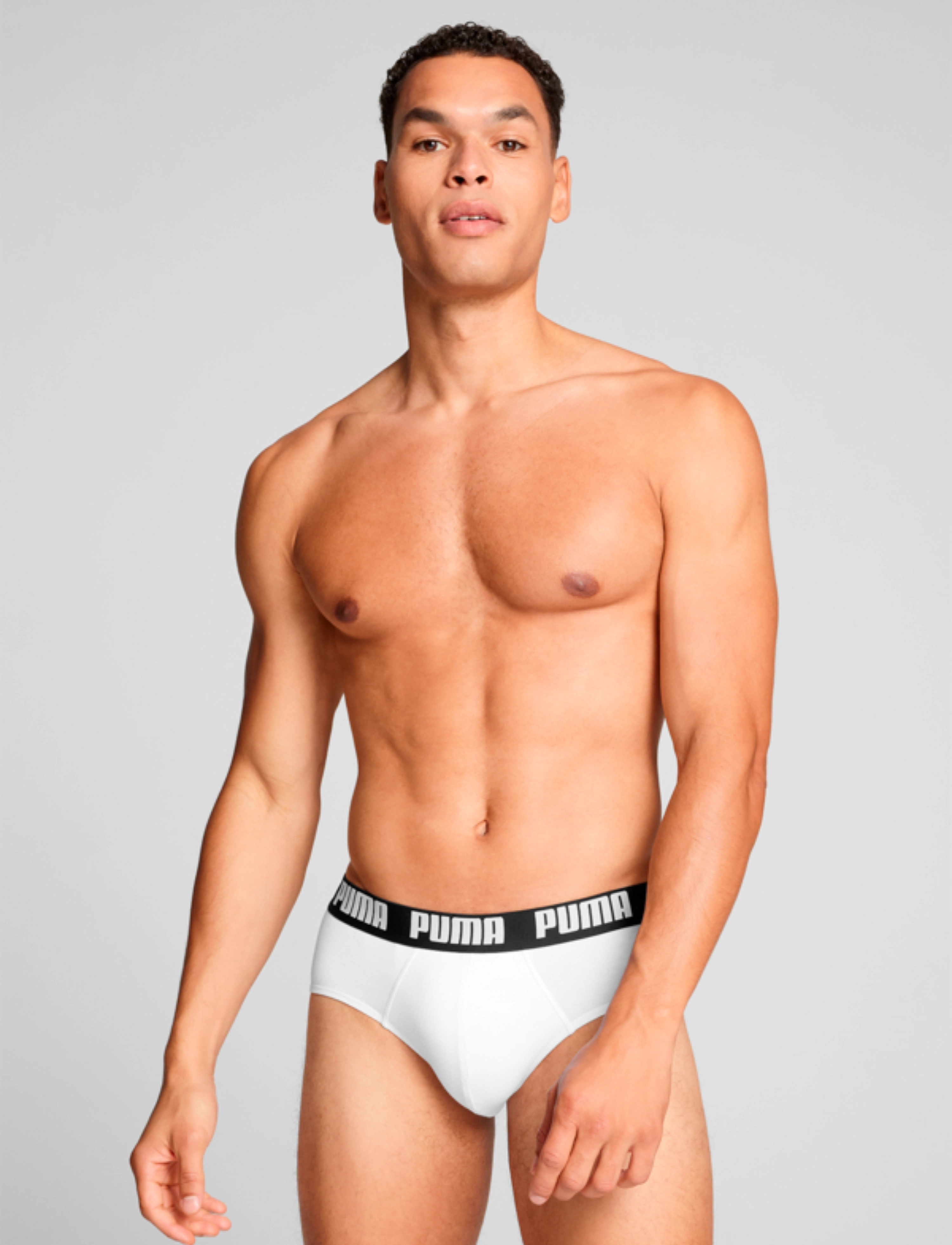 PUMA PUMA MEN EVERYDAY BRIEFS 2P - Vis alt - WHITE / BLACK / multi
