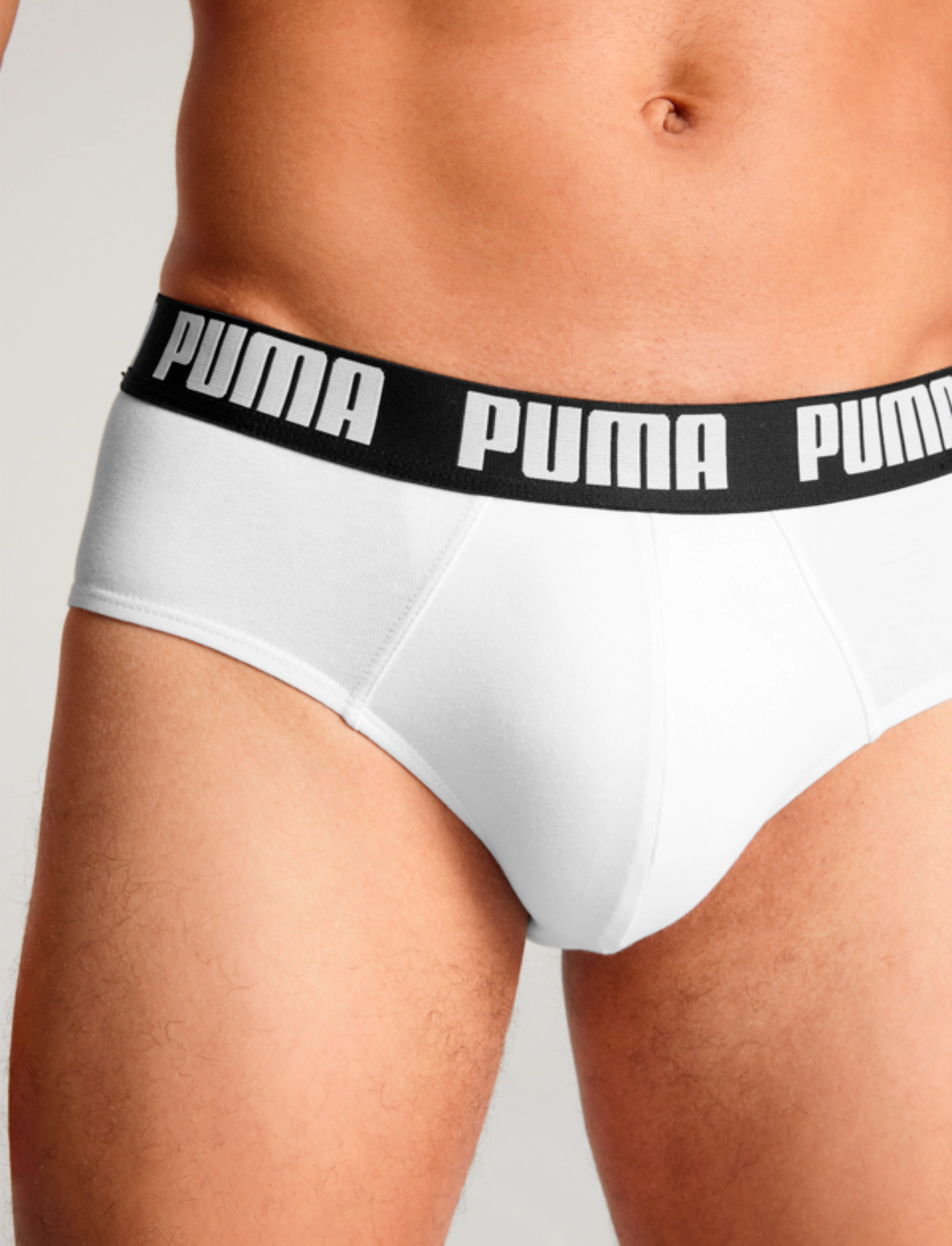 PUMA - PUMA MEN EVERYDAY BRIEFS 2P - sous-vêtements et chaussettes - white / black - 5