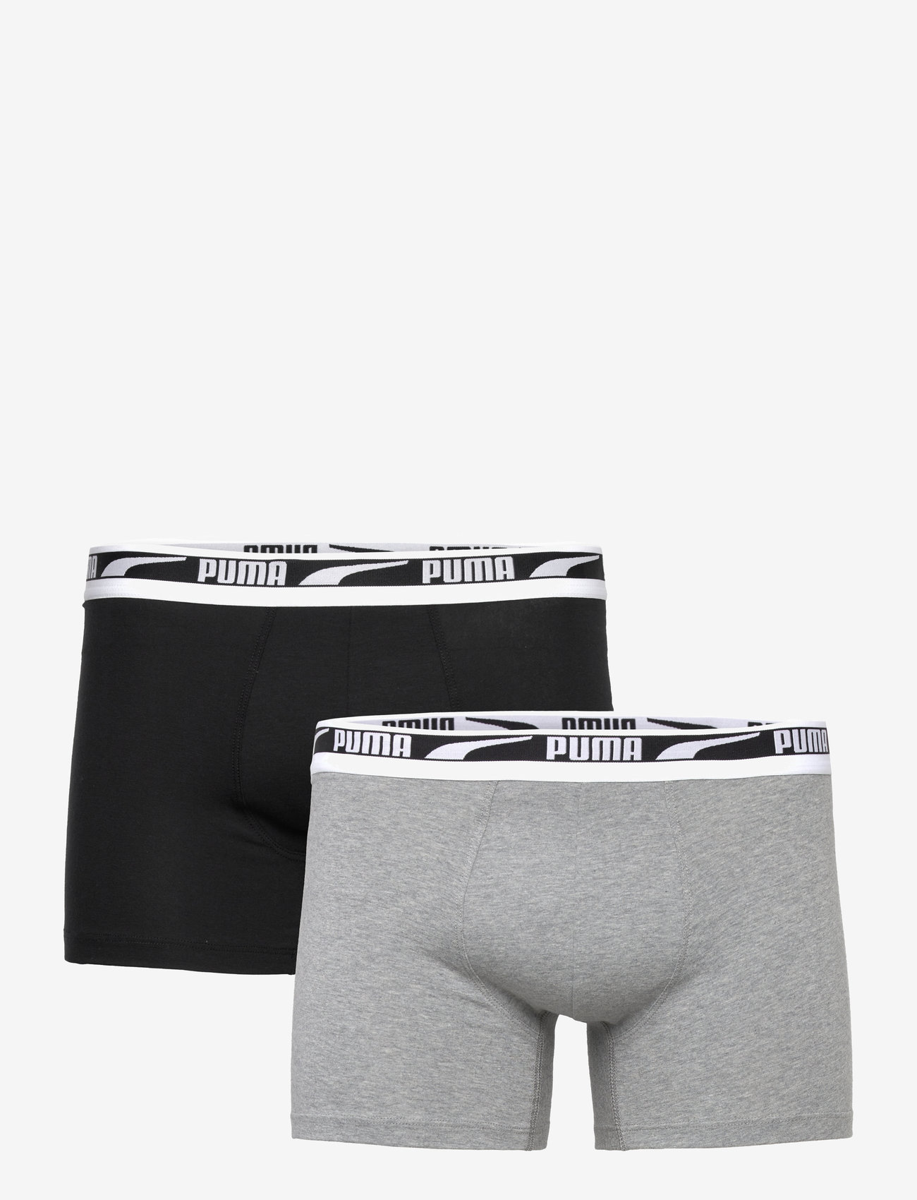 PUMA - PUMA MEN EVERYDAY MULTI LOGO BOXERS - boxershorts - grey melange / black - 1