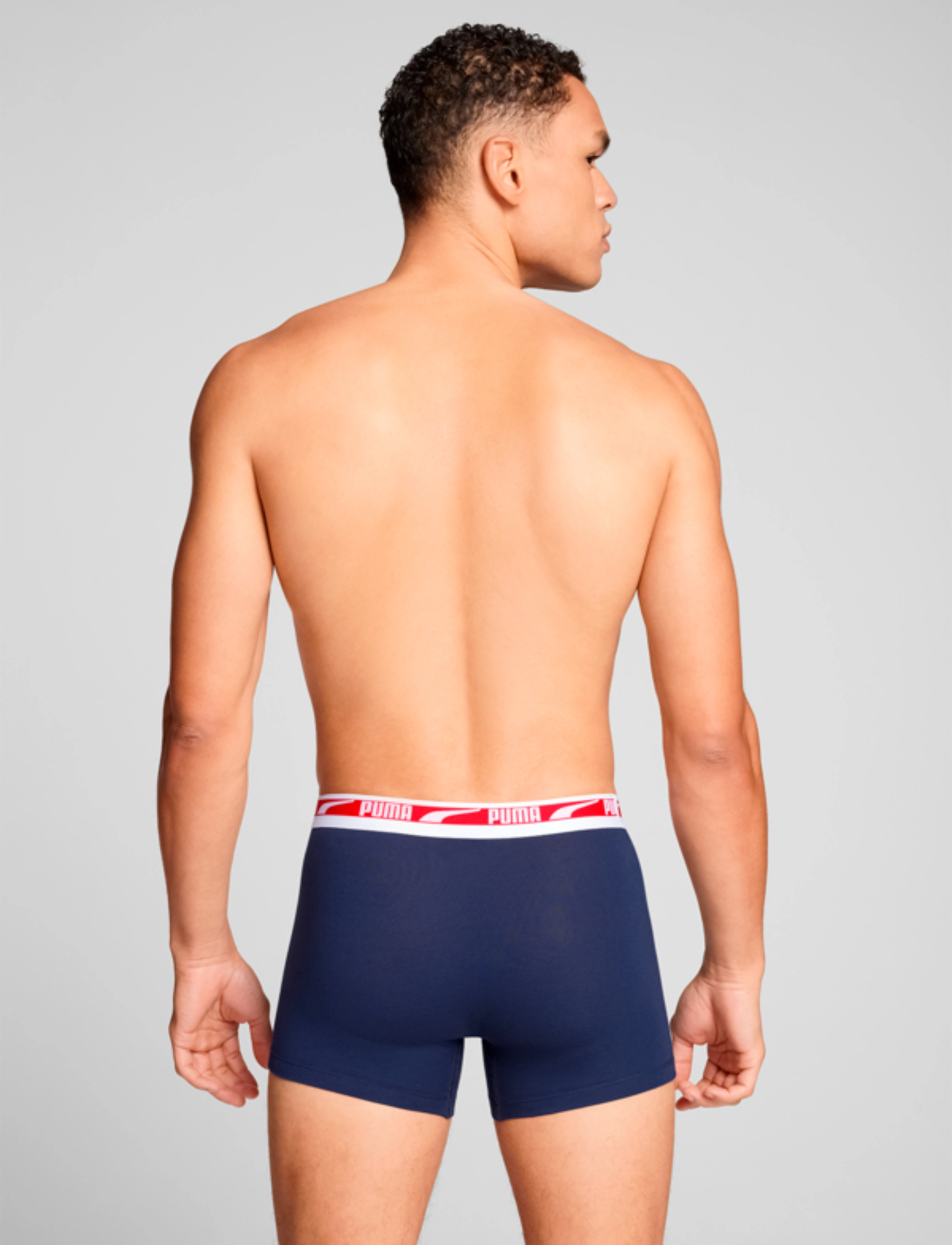 PUMA - PUMA MEN EVERYDAY MULTI LOGO BOXERS 2P - bokserit - navy combo - 3