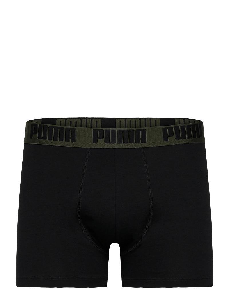 PUMA - PUMA MEN EVERYDAY STRIPED BOXERS 2P - trunks - forest night tonal - 2