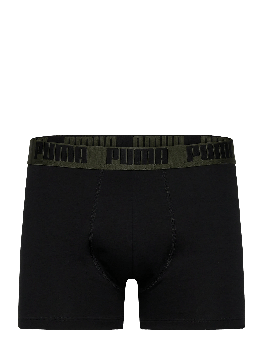 PUMA - PUMA MEN EVERYDAY STRIPED BOXERS 2P - boxershorts - forest night tonal - 2
