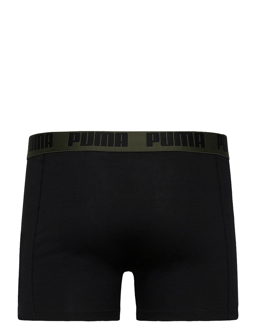 PUMA - PUMA MEN EVERYDAY STRIPED BOXERS 2P - boxershorts - forest night tonal - 3