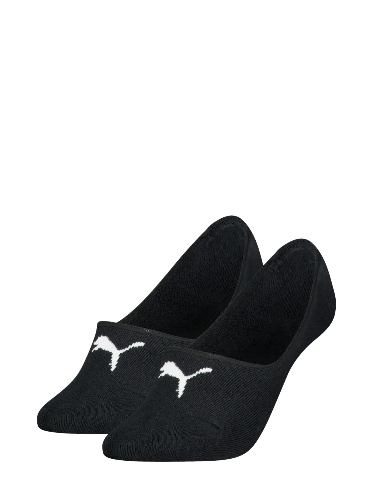 PUMA Puma Women Cushioned Footie 2P, 39-42, Black, Sokker > Footies-Ankelsokker, Dame
