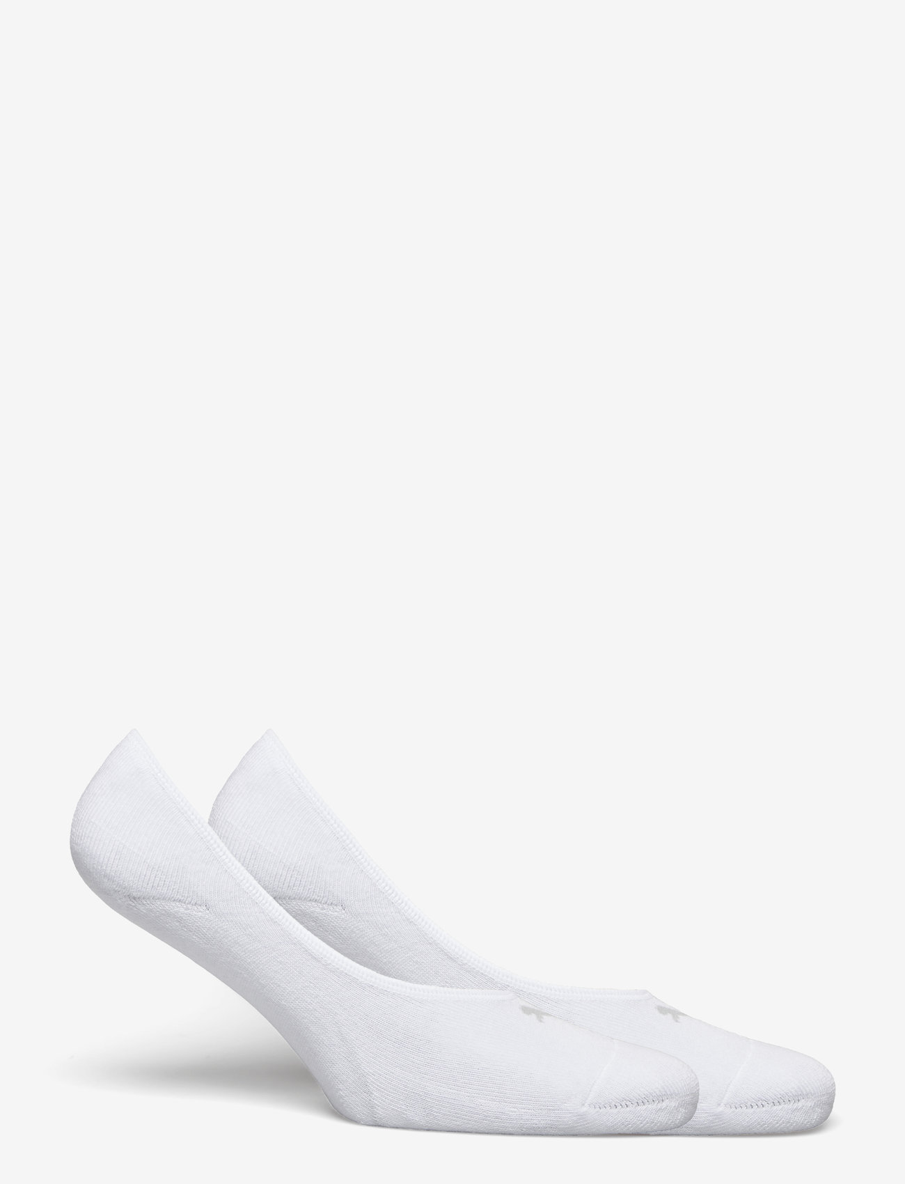 PUMA - PUMA WOMEN CUSHIONED FOOTIE 2P - strümpfe - white - 1