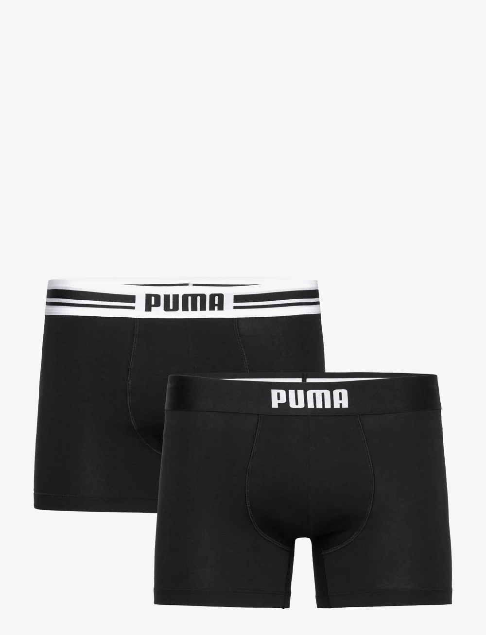 PUMA - PUMA MEN EVERYDAY PLACED LOGO BOXERS 2P - boxer briefs - black / black - 1