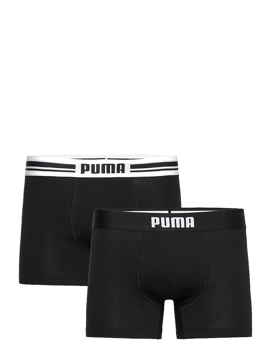 PUMA - PUMA MEN EVERYDAY PLACED LOGO BOXER - boxers - black / black - 1