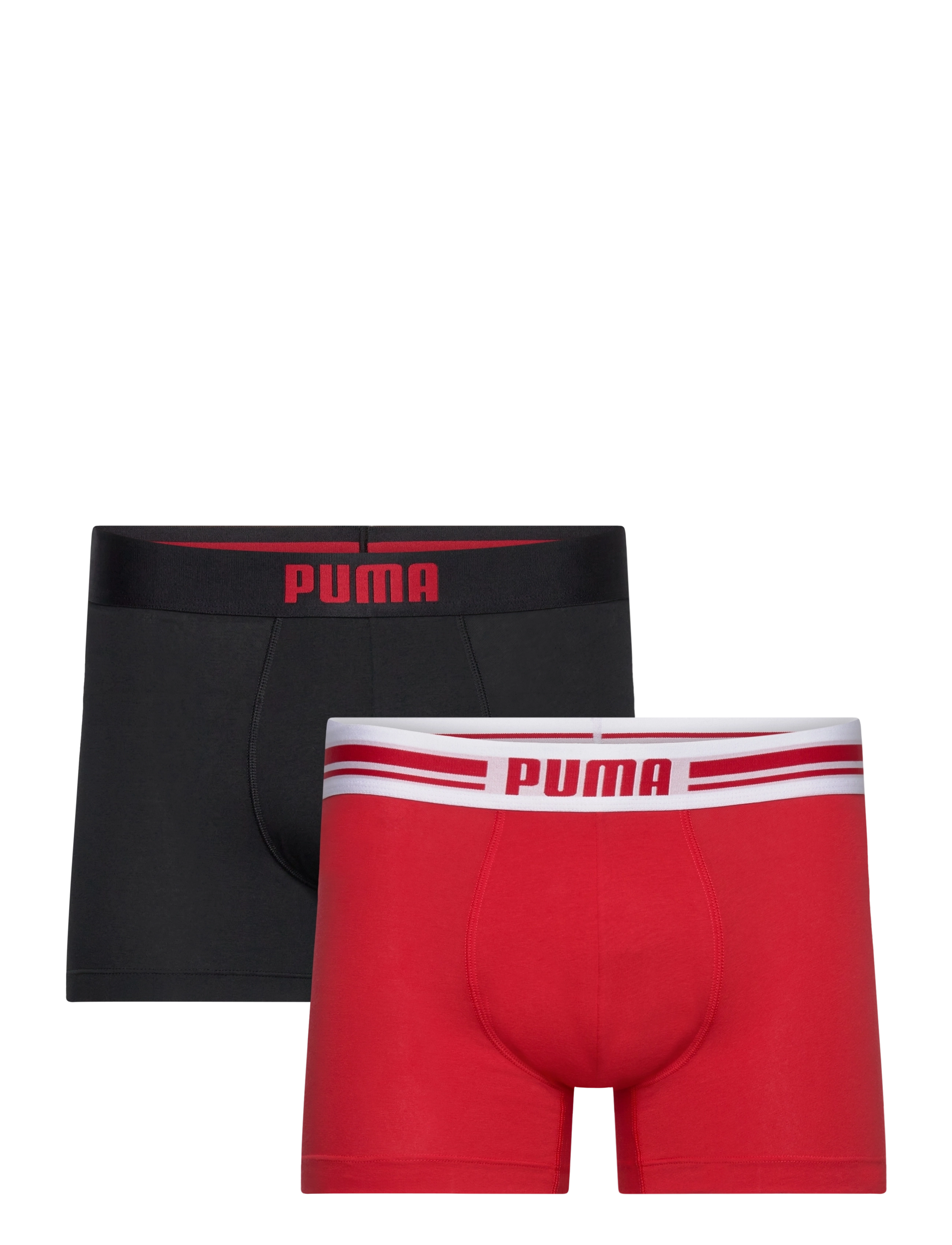 PUMA PUMA MEN EVERYDAY PLACED LOGO BOXER - Underbukser - RED / BLACK / multi