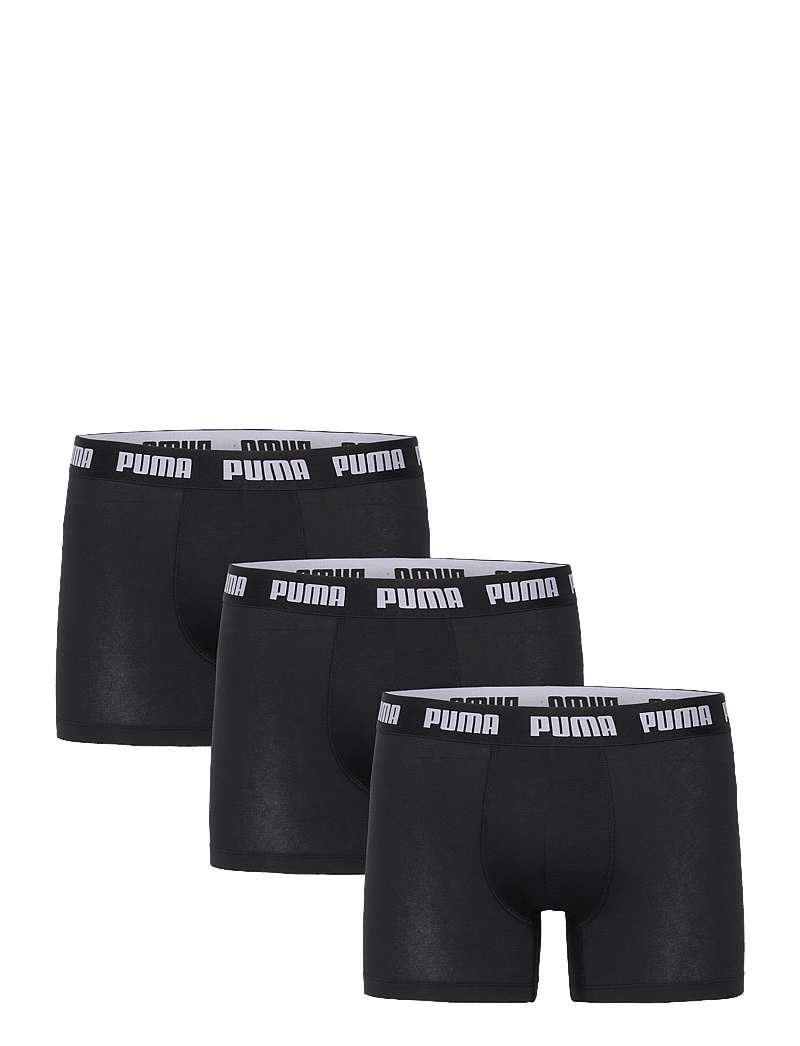 PUMA - PUMA MEN EVERYDAY BOXERS 3P - boxerkalsonger - black / black - 1