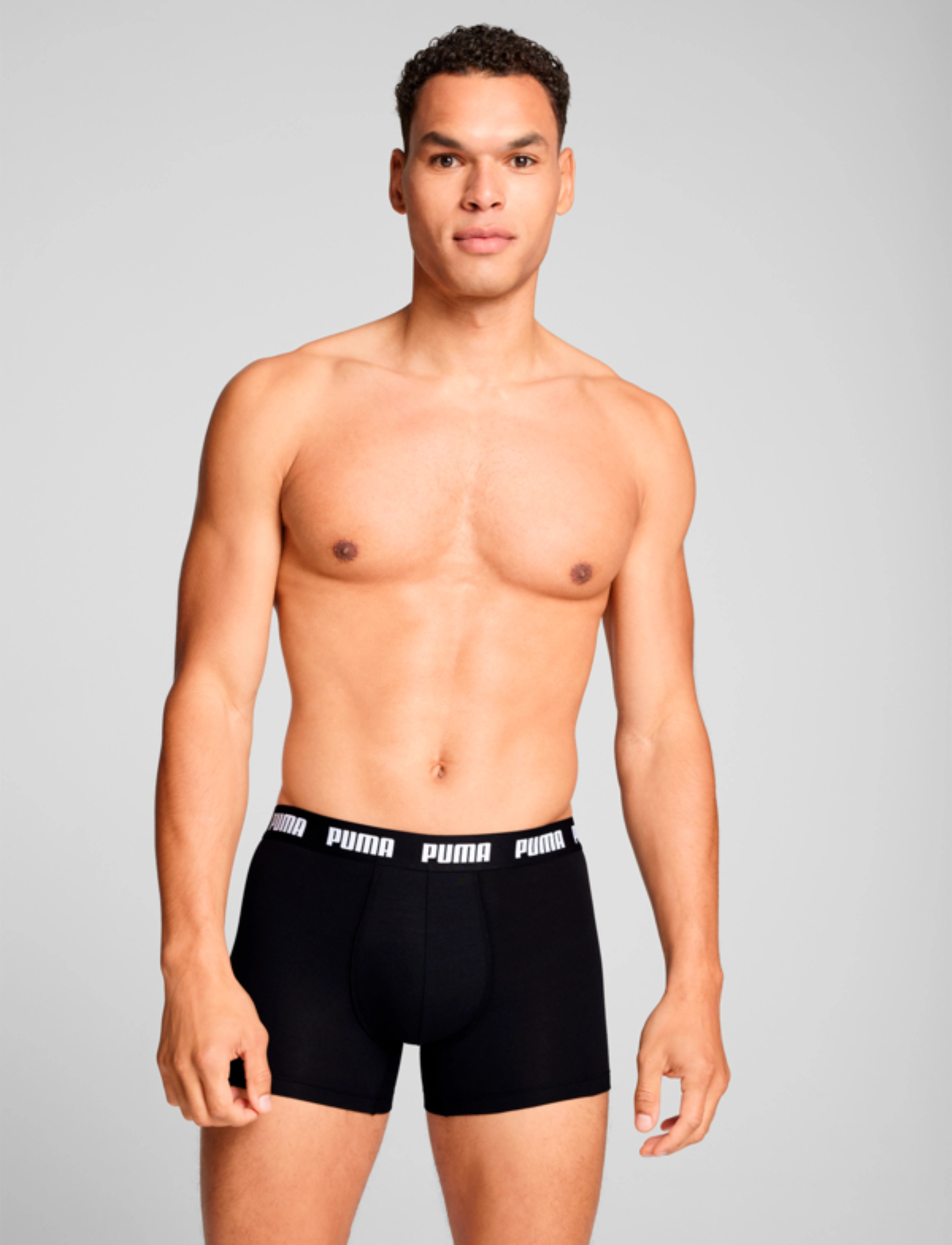 PUMA Puma Men Everyday Boxers 3P, S, Black, Undertøj > Boksere, Herre
