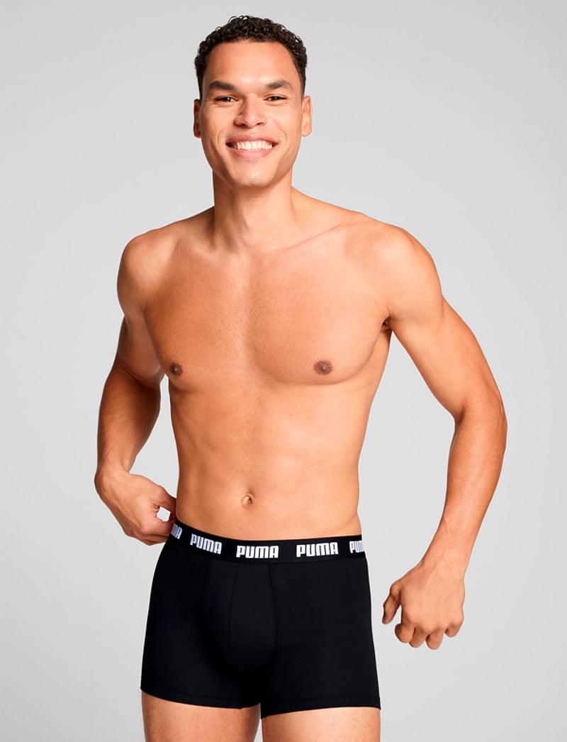 PUMA - PUMA MEN EVERYDAY BOXERS 3P - boxerkalsonger - black / black - 2