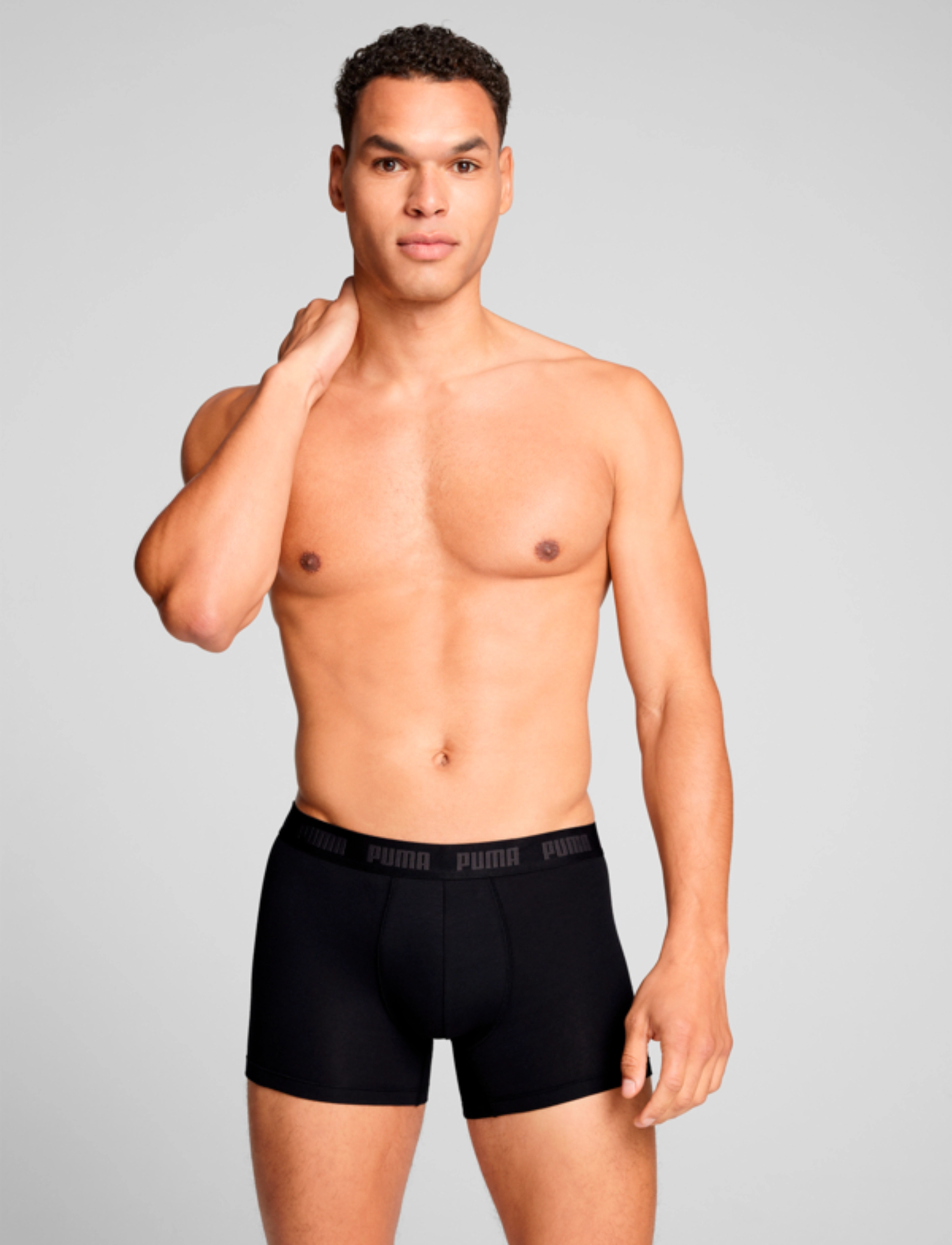 PUMA - PUMA MEN EVERYDAY BOXERS 3P - boxershorts - black / grey - 3