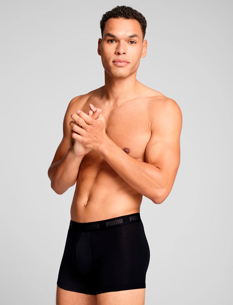 PUMA - PUMA MEN EVERYDAY BOXERS 3P - trunks - black / grey - 5