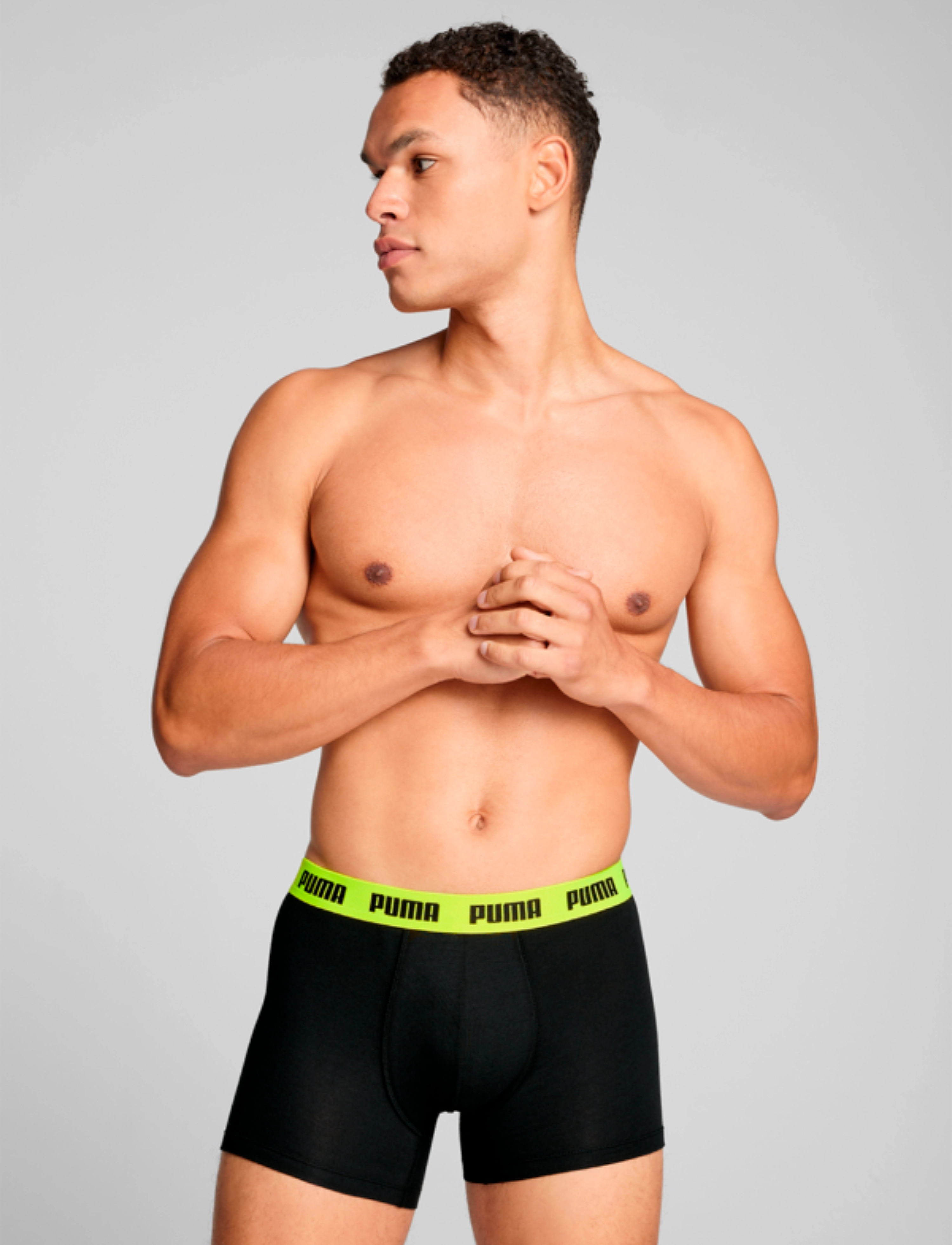 PUMA Puma Men Everyday Boxers 3P, L, Multi/patterned, Undertøj > Boksere, Herre