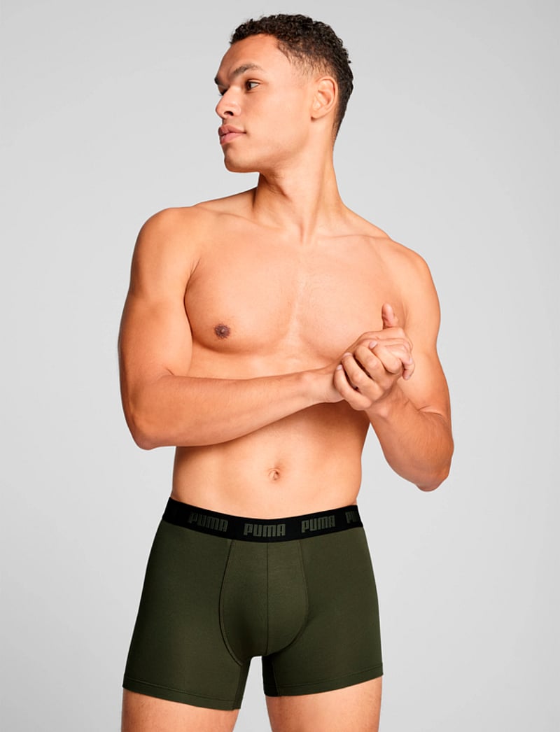 PUMA - PUMA MEN EVERYDAY BOXERS 3P - boxer briefs - forest night - 2
