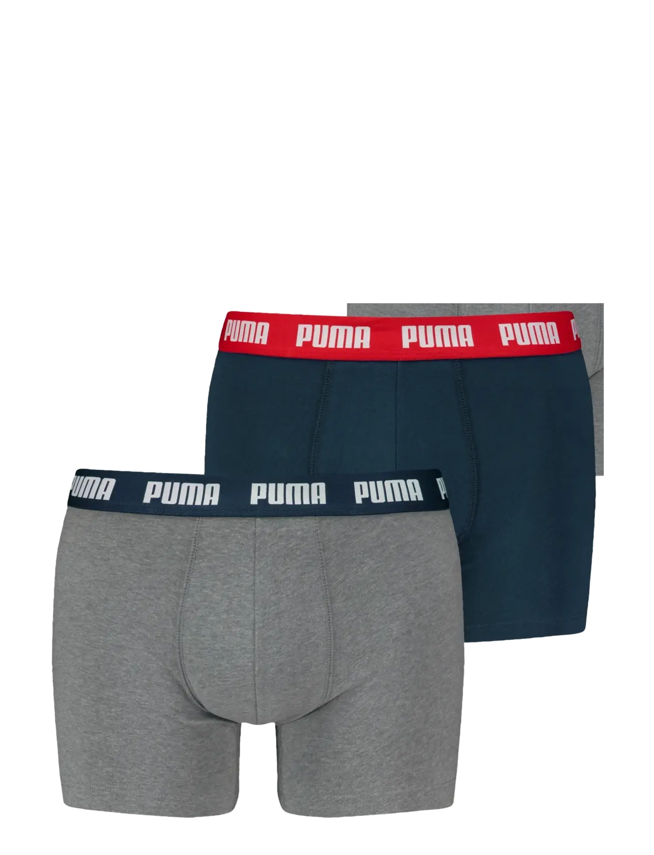 PUMA - PUMA MEN EVERYDAY BOXERS 3P - boxershorts - grey / navy / red combo - 2