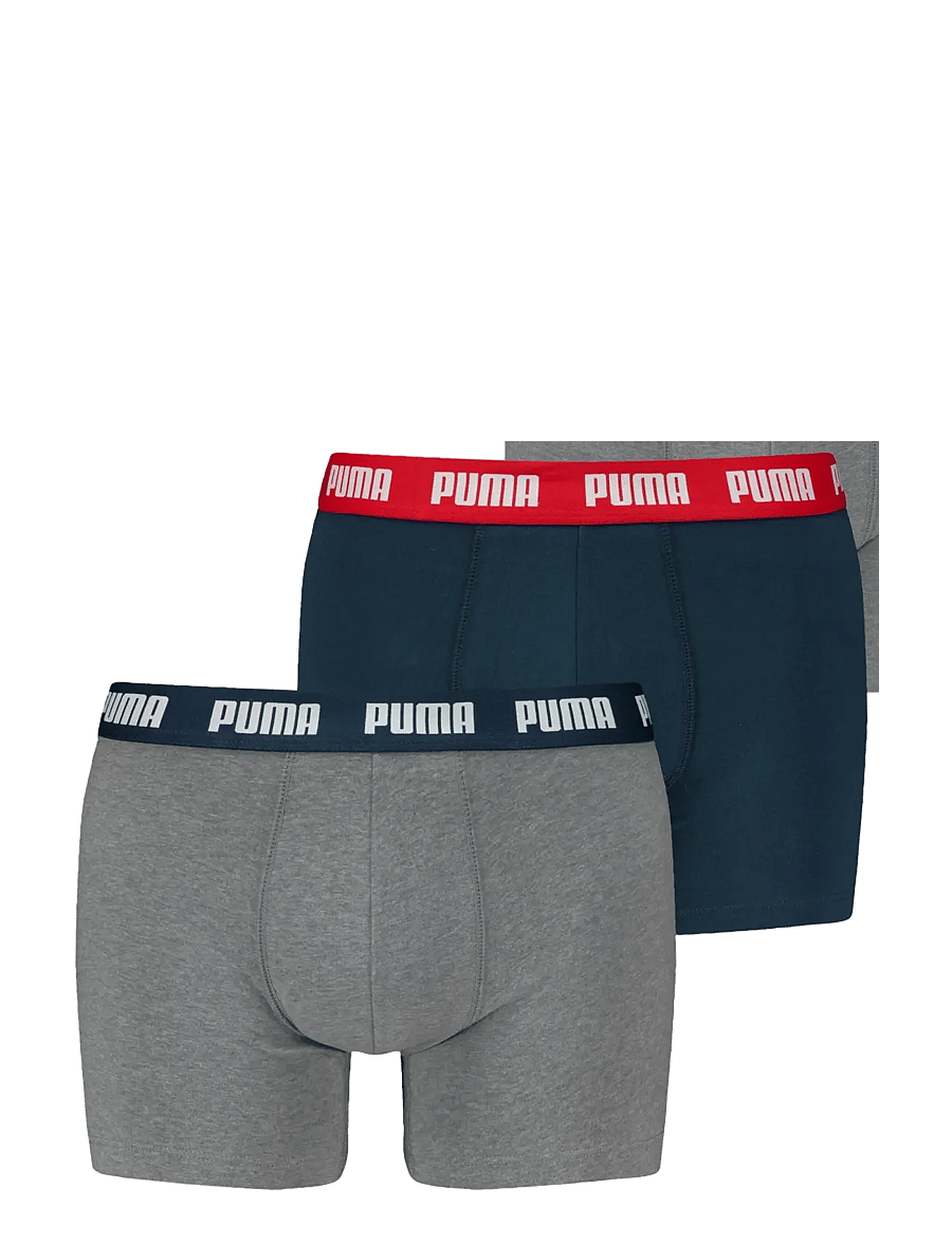 PUMA - PUMA MEN EVERYDAY BOXERS 3P - boxershorts - grey / navy / red combo - 2