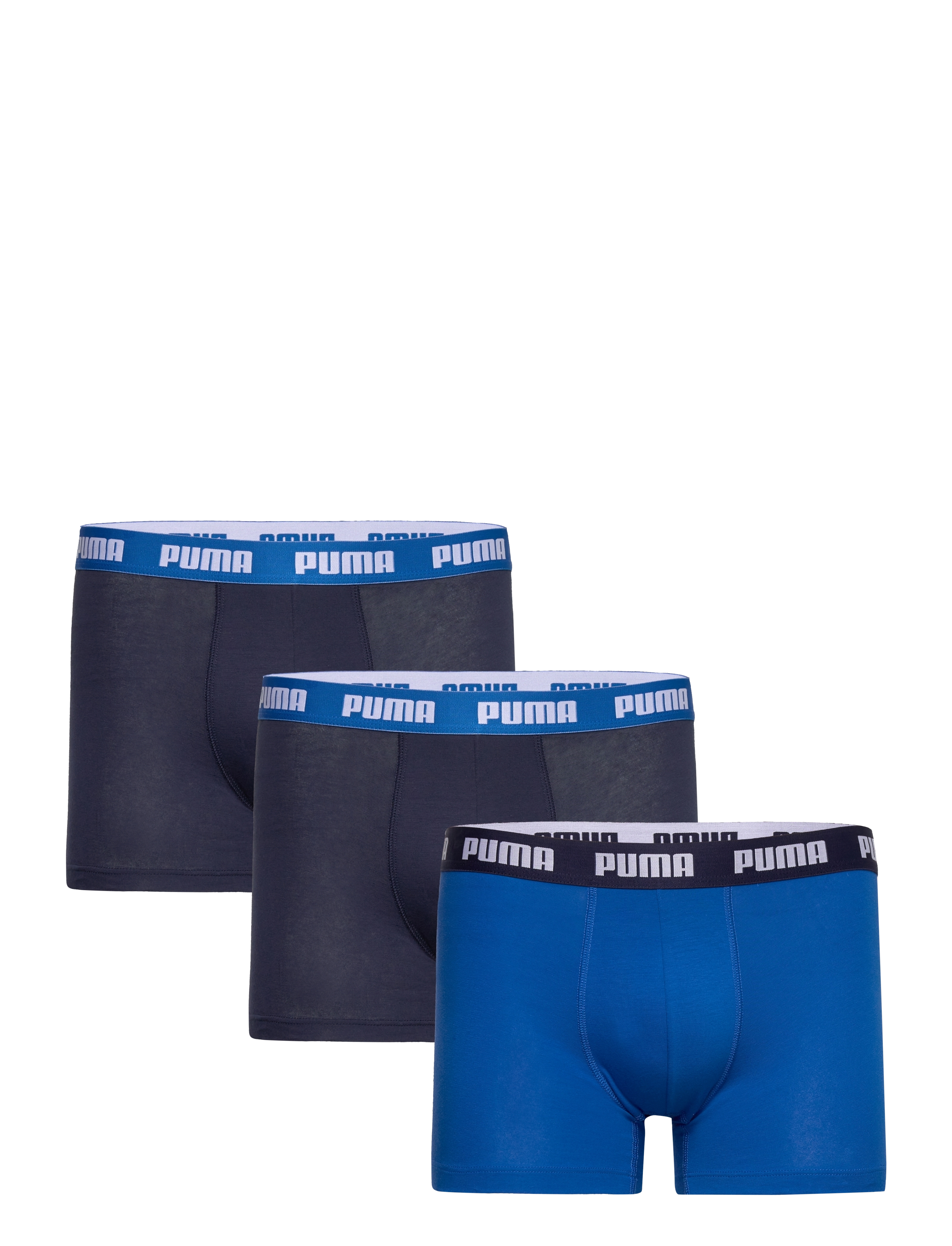 PUMA Puma Herren Everyday Boxershorts 3P Blau - L - Herren