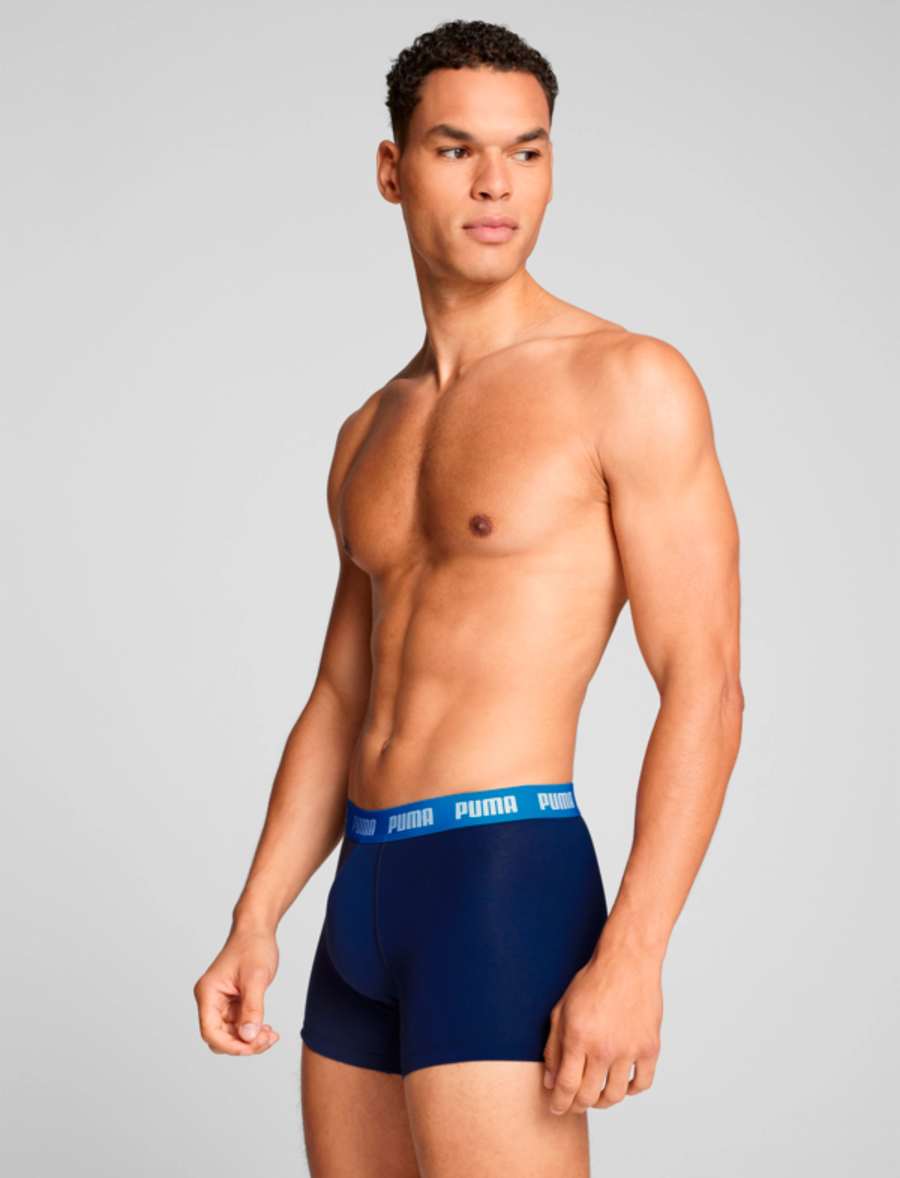 PUMA - PUMA MEN EVERYDAY BOXERS 3P - bokserki - true blue combo - 4