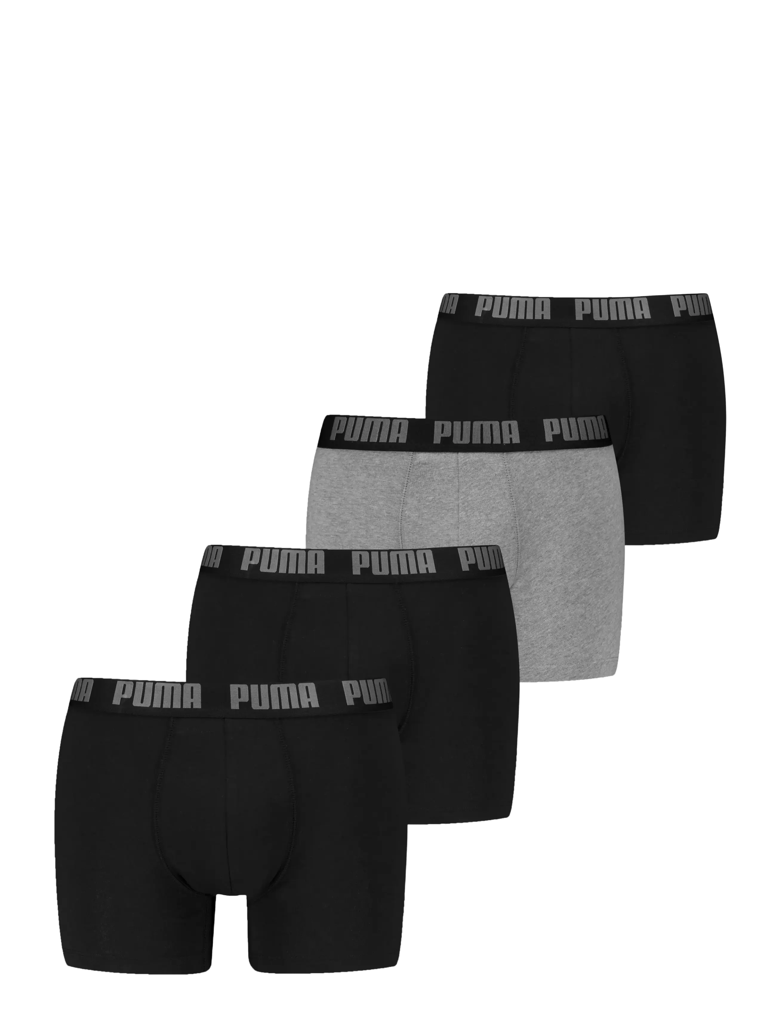 PUMA Men Everyday Boxer 4P Ecom, XL, Sport, Schwarz - Boxers, Männerswear